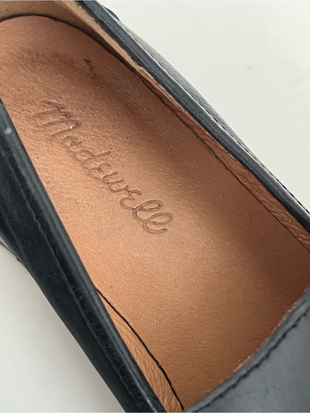 Madewell The Corinne lugsole leather loafers preppy black 7 - Picture 13 of 13
